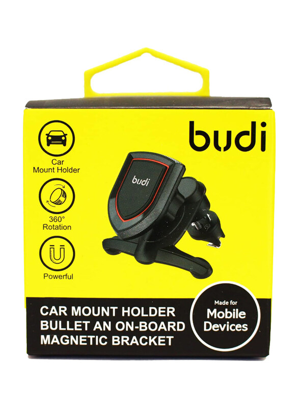 

Budi Universal Magnetic Car Mount Holder, CM520B, Black