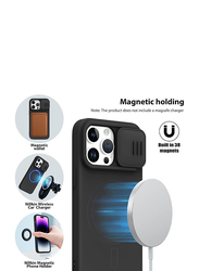 Nillkin Apple iPhone 14 Pro Cam Shield Silky Magnetic Silicone Mobile Phone Case Cover, Black