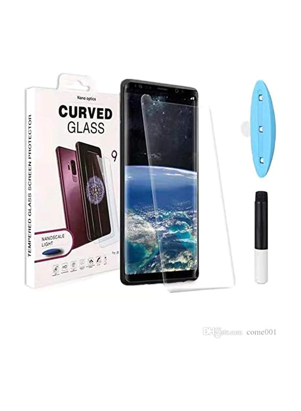 Samsung Galaxy Note 10 Full Film Liquid Glue Tempered Glass Screen Protector with UV Light Prote, Clear