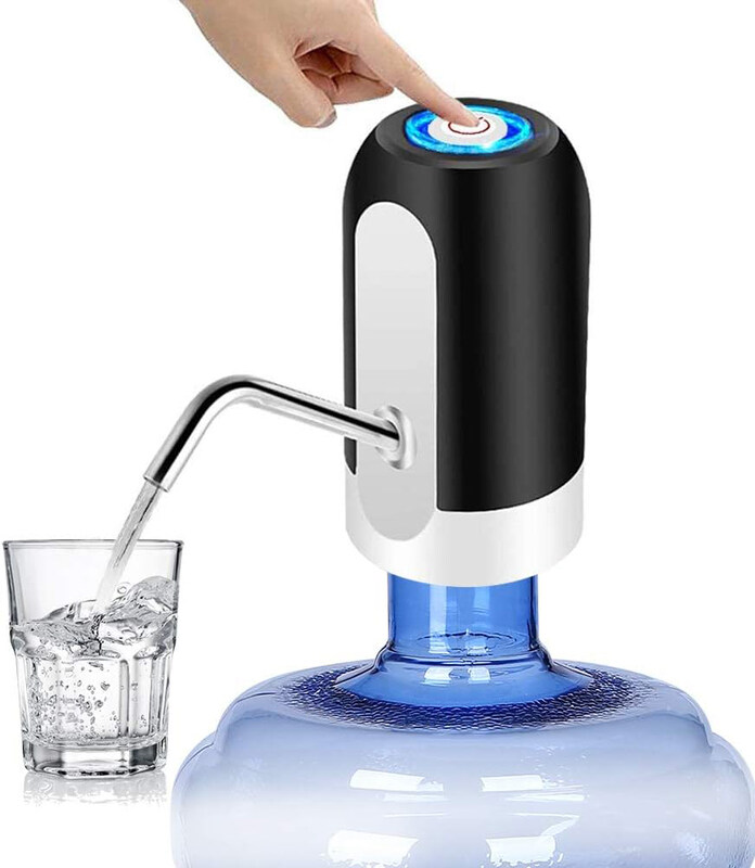 

Generic USB Charging Automatic Drinking Water Bottle Pump, White/Black
