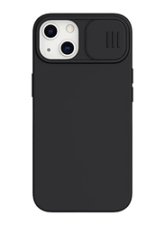 Nillkin Apple iPhone 13 6.1-Inch Cam Shield Silky Silicone Hard Mobile Phone Case Cover, Black