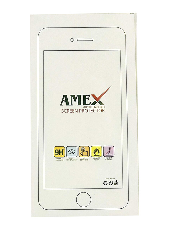 

Amex Samsung A6 Plus Super Tempered Glass Protector, Clear