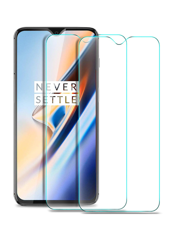 

Generic OnePlus 6T Anti-Scratch Anti-Bubble Anti-Fingerprint Tempered Glass Screen Protector, Clear