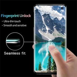 Samsung Galaxy S23 Ultra 5g HD Ultrasonic Fingerprint Support, 3D Curved, Scratch Resistant, Bubble-Free 2 x Tempered Glass Screen Protector + 2 x Camera Lens Protector, Clear