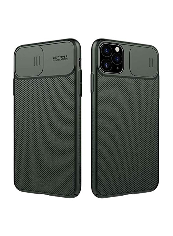 Nillkin Apple iPhone 11 Pro Max 6.5 inch (2019) Camshield Series Mobile Phone Case Cover with Slide Camera Cover, Dark Green