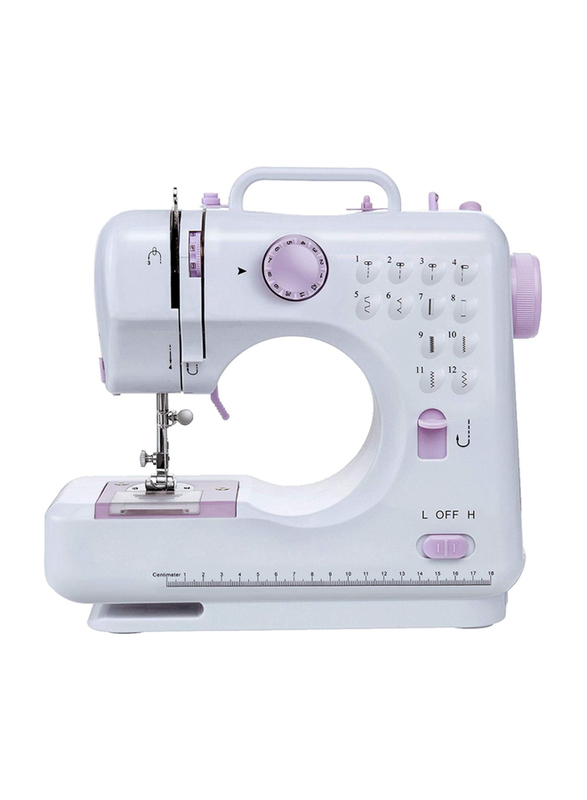 Multifunctional Household Electric Sewing Machine, White