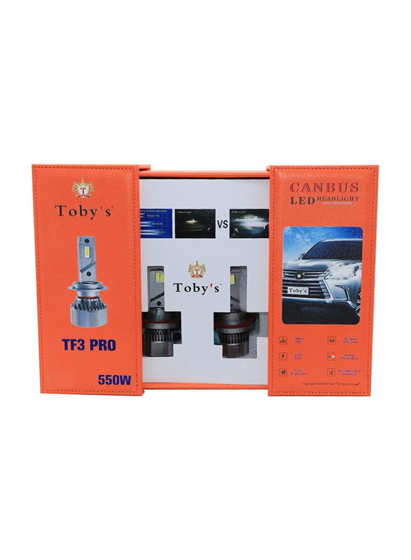 

Tobys TF3 Pro H11 Car LED Headlight, Multicolour