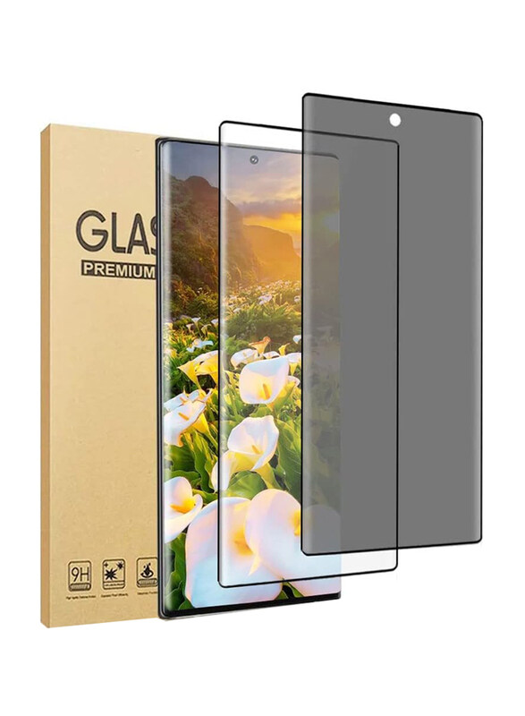 

Generic Samsung Galaxy S22 Ultra 5g Privacy Tempered Glass Anti-Spy Screen Protector, 2 Pieces, Black