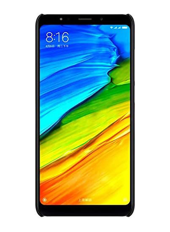 Nillkin Xiaomi Redmi 5 Plus Frosted Mobile Phone Case Cover with Screen Protector, Black