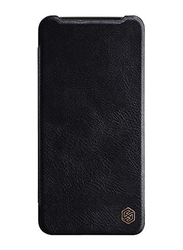 Nillkin OnePlus 7 Qin Ultra Thin Card Slot Smart Leather Flip Mobile Phone Case Cover, Black