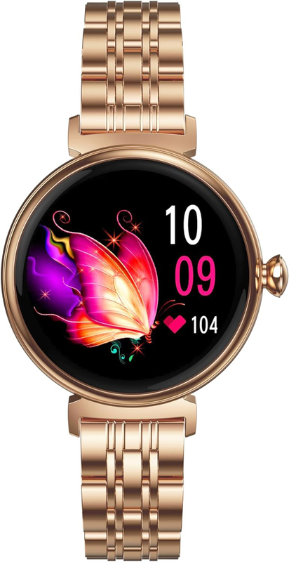 G-tab GT9 Pro 1.1 Inch Smartwatch for Women, Gold