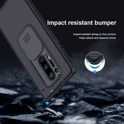 Nillkin Oneplus 8 Pro Camshield Cam Shield Series Perfectly Fit Designed Hard Mobile Phone Case Cover with Camera Slide Protective, Black