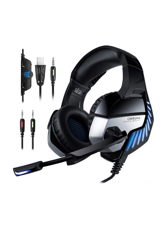 Onikuma K5 Pro Gaming Headset with Microphone, Black