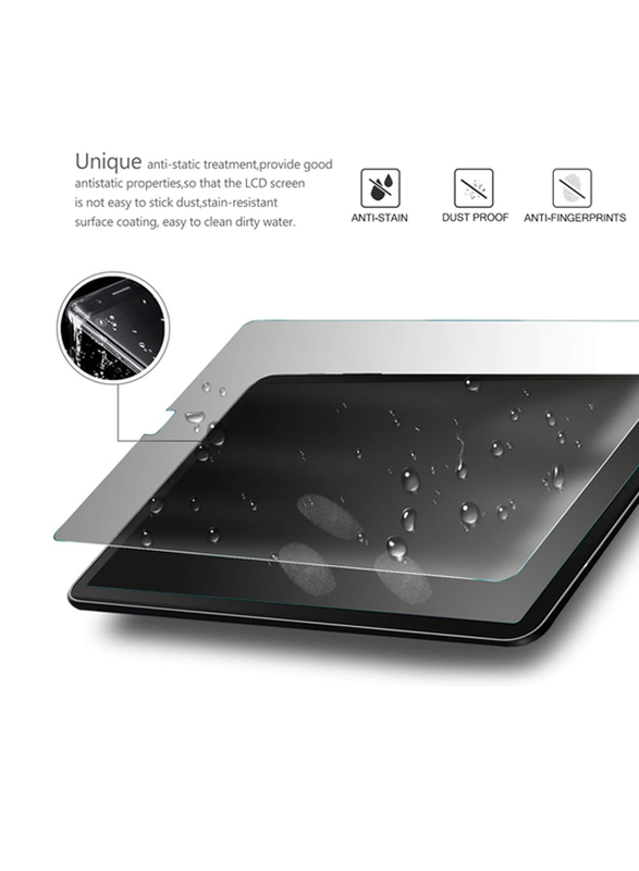 ELTD Samsung Galaxy Tab S6 Anti-Scratch Full Coverage Tempered Glass Screen Protectors, Clear