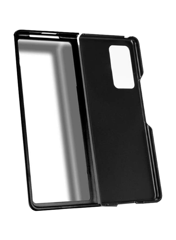 Samsung Galaxy Z Fold 2 5G Ultra Thin Non-Slip Hard Plastic PC Protection Mobile Phone Case Cover, Black