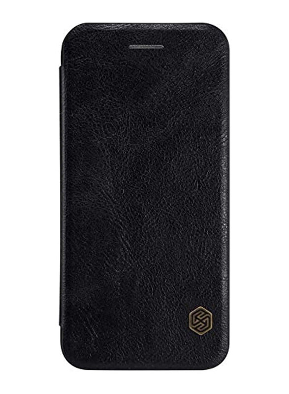 

Nillkin Apple iPhone SE Qin Series Luxury Leather Wallet Mobile Phone Flip Case Cover, Black