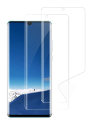 Huawei P30 Pro Full Coverage HD Hydrogel Anti-Fingerprint High Sensitivity Screen Protector, 2 Piece, Clear