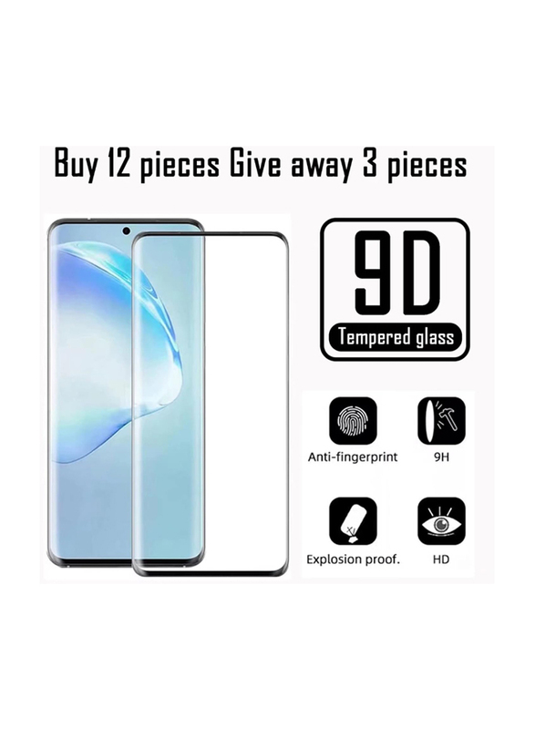 Samsung Galaxy S22 Ultra Tempered Glass Film HD Screen Protector, 12 Pieces, Clear