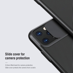 Nillkin Apple iPhone 11 Pro Max 6.5-Inch 2019 Cam Shield Series Slim Stylish Protective Mobile Phone Case Cover, Black