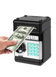 Adevena Mini ATM Password Electronic Money Bank Cash Coins Saving Box for Kids, Ages 6+