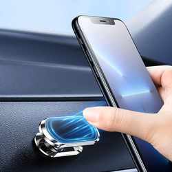 Magnetic Phone Mount for Car for Apple iPhone 13 12 Pro XS Max XR X 8 Plus, Samsung, 3 Pieces, Silver