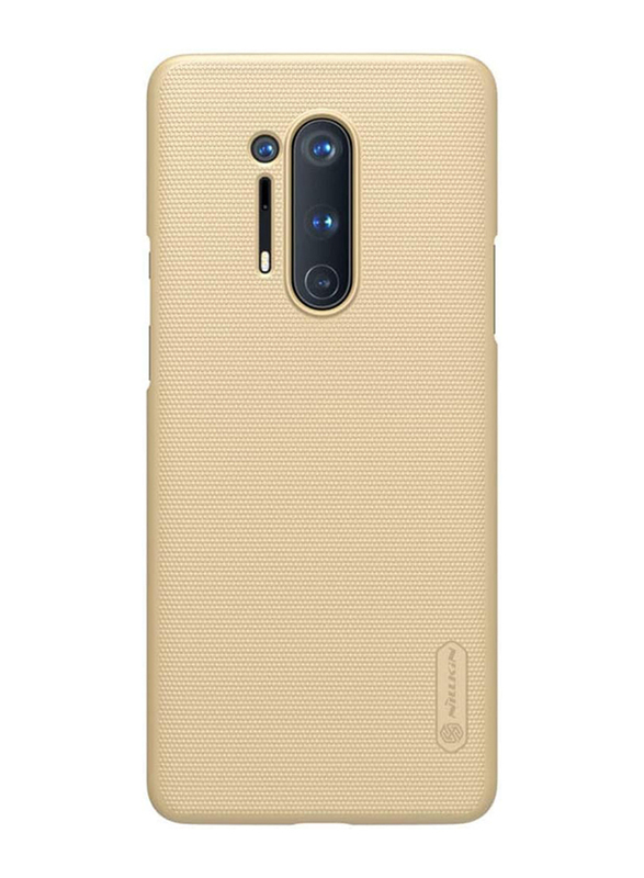 Nillkin OnePlus 8 Pro Super Frosted Shield Hard Mobile Phone Case Cover, Gold