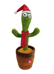 Dancing Cactus Learn to Speak and Shine Twist the Cactus Plush Toy with USB Charging & 120 Recordings Lighting, All Ages