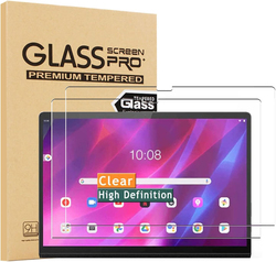 Lenovo Yoga Tab 13 HD Clear Tempered Glass Screen Protector Film, 2 Pieces, Clear