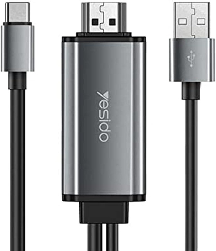 

Yesido USB-C to HDMI Adapters, HM02, Black