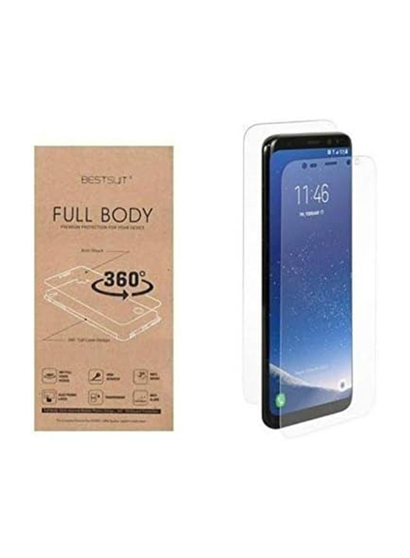 Samsung Galaxy J7 Prime 360 Gelatine Full Anti-Shock Anti-Scratch Super Flexible Screen Protector, Clear