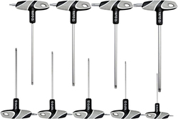 Yato 9-Piece T-Handle Torx Wrench Set, YT-05615, Black/Grey