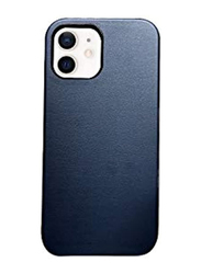 K-Doo Apple iPhone 12/12 Pro Noble Collection Leather Mobile Phone Back Case Cover, Blue