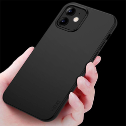 X-level Apple iPhone 12 mini(2020 Release) Slim Fit Soft TPU Matte Surface Ultra-Thin Phone Case Lightweight Full Protective Back Mobile Phone Case Cover, Black