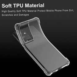 Samsung Galaxy S21 Ultra Mobile Phone Case Cover, Clear