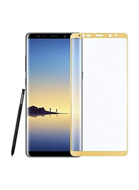 

Generic Samsung Galaxy Note 8 Full 4D Glass Screen Protector, Gold