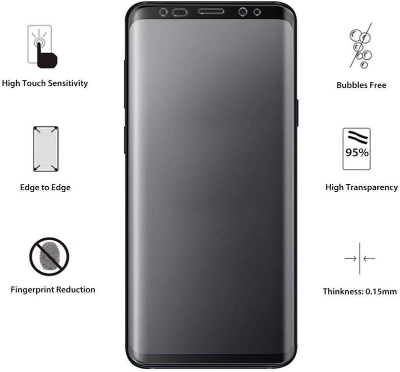 Bestsuit Samsung Galaxy S9 360 TPU Guard Front + Back HD Ultra Film Edge to Edge Screen Protector, Clear