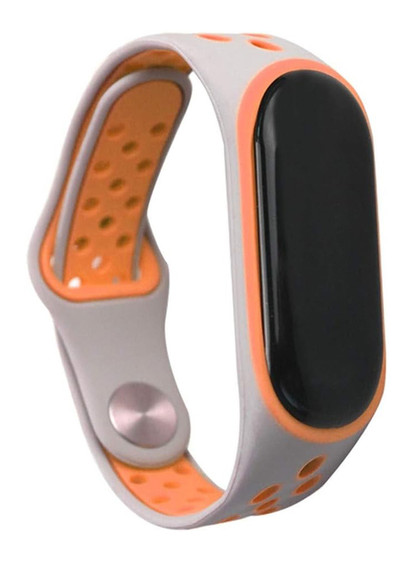 Silicone Anti-Off Wrist Band for Xiaomi Mi Band 3, Orange