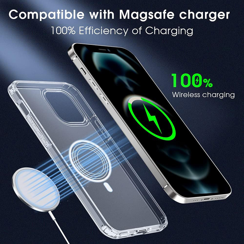 X-Level Apple iPhone 12 Pro Max PC Soft Silicone Edge Slim Thin Mobile Phone Case Cover, Clear