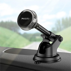 Yesido Universal Magnetic Retractable Car Holder, C67, Black