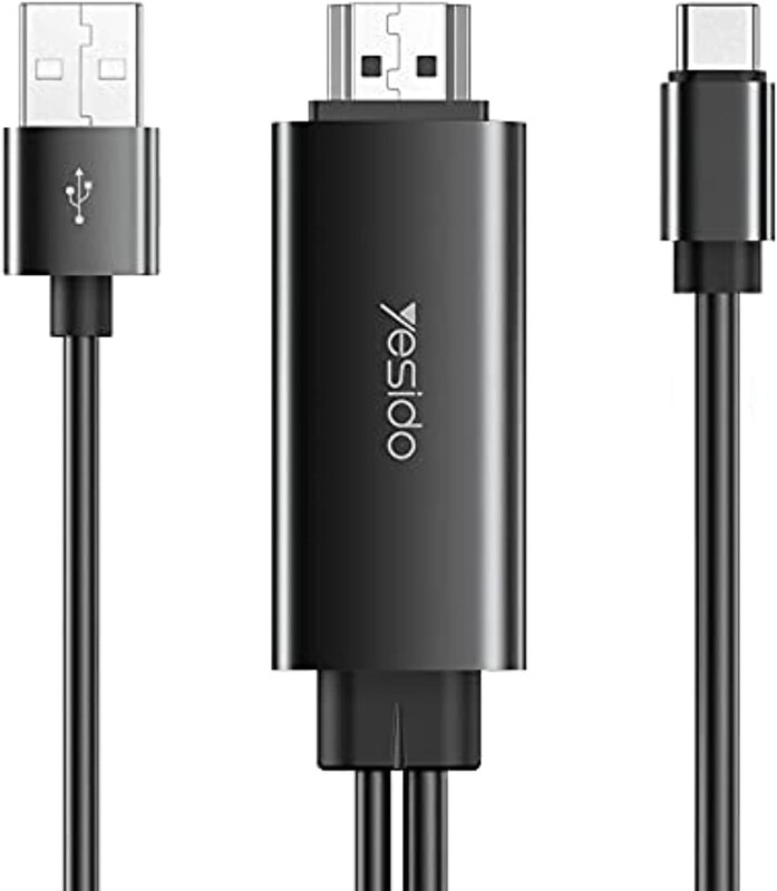 

Yesido USB-C to HDMI Adapters, HM03, Black