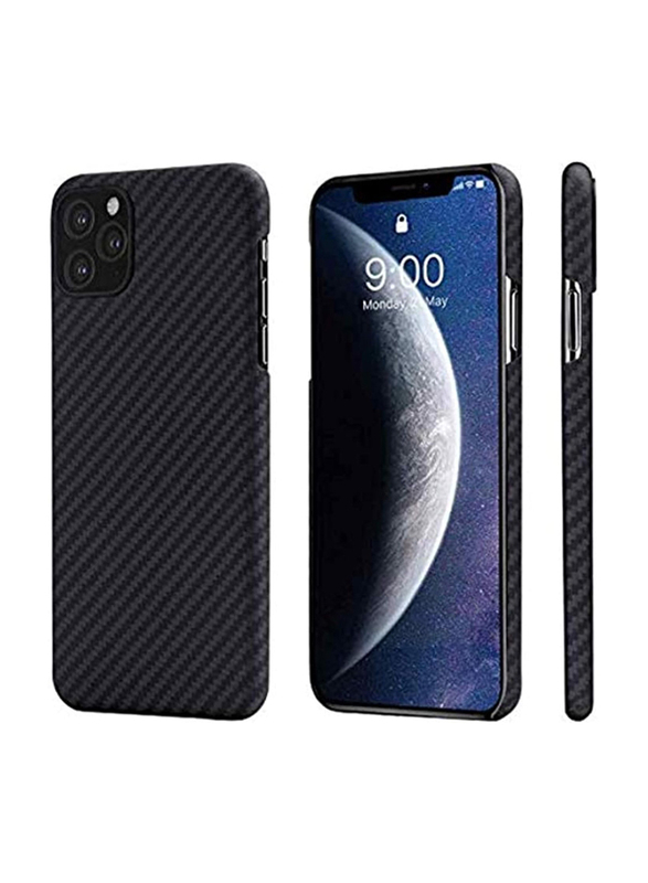 Apple iPhone 11 Pro Max Super-Slim Anti-Slip Grip Premium Flexible Full Body Protector Soft TPU Mobile Phone Case Cover, Black