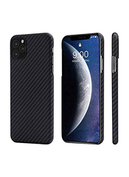 Apple iPhone 11 Pro Max Super-Slim Anti-Slip Grip Premium Flexible Full Body Protector Soft TPU Mobile Phone Case Cover, Black