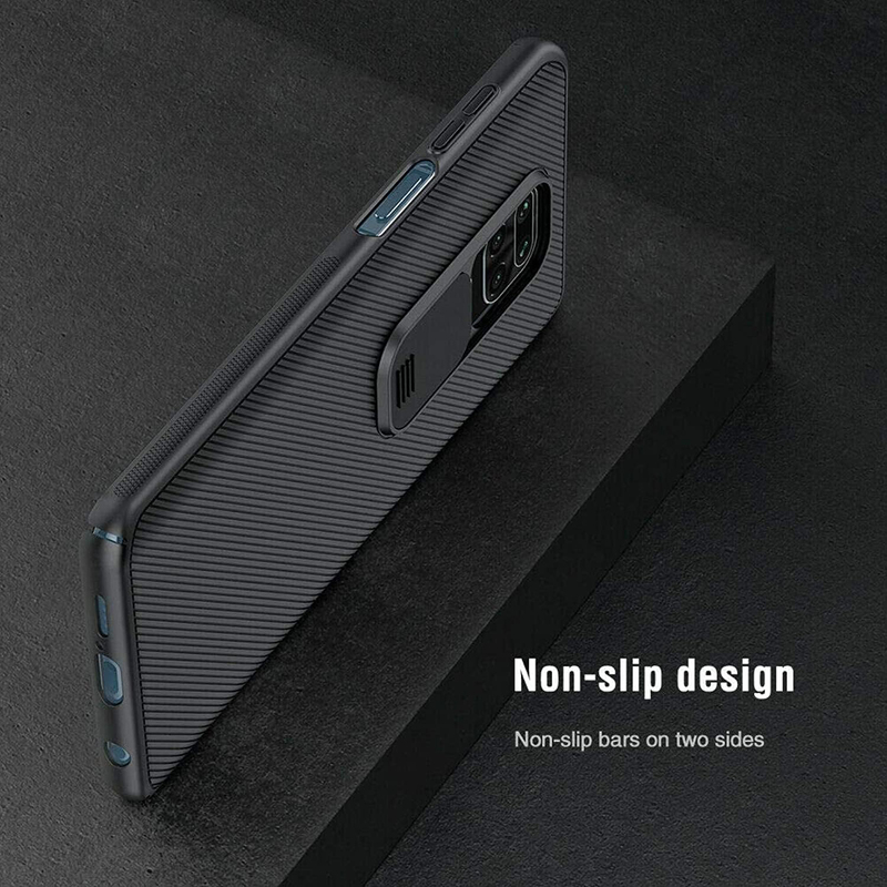 Nillkin Xiaomi Redmi Note 9S/9 Pro Camshield Sliding Camera Protective Stylish and Slim Plastic Mobile Phone Case Cover, Black