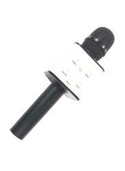 Q7 Wireless Handheld Karaoke Microphone Bluetooth For Smart Phones iPhone 6s, Black/White