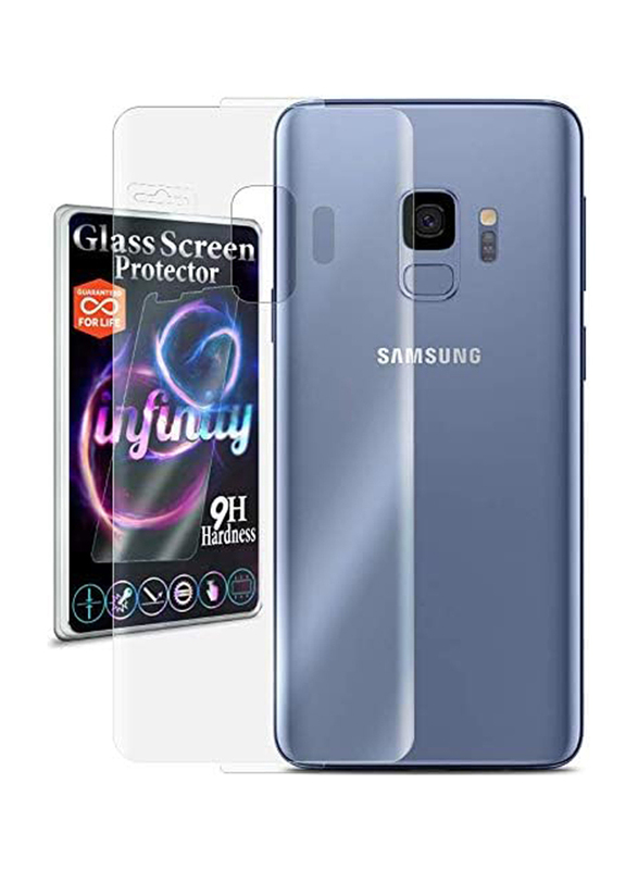 Samsung Galaxy Note 8 Curved Glass Screen Protector, Aqua Blue