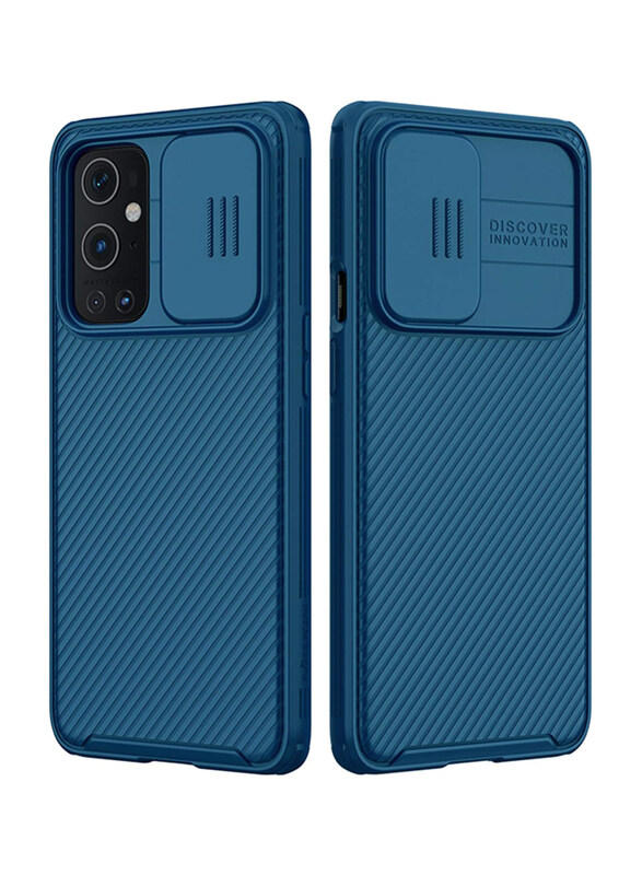 

Nillkin OnePlus 9 Pro 2021 Cam Shield Mobile Phone Case Cover with Slide Camera, Blue