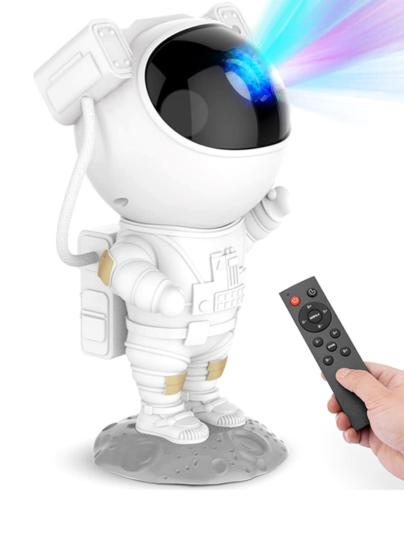 Crony Space Buddy Astronaut Light Nebula Galaxy with Timer and Remote Projector, Multicolour