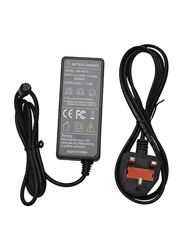 

Generic Electrical Balance Scooter Charger 42V-1.5A, Black