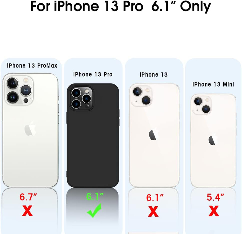 X-level Apple iPhone 13 Pro (Dynamic Series) Ultra Thin Soft Liquid Silicone Cover with Microfiber Lining Cushion Protective Mobile Phone Case Cover, Black