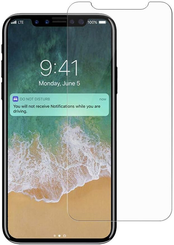 

Generic Apple iPhone X 9H Explosion-Proof Film Toughened Membrane Mobile Tempered Glass Screen Protector, Clear